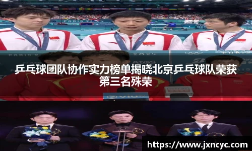 乒乓球团队协作实力榜单揭晓北京乒乓球队荣获第三名殊荣